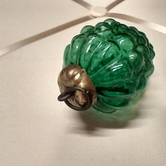 4 Kugel Ornaments, Red Green Blue Amber, Antique Vintage Christmas Grape Cluster - Picture 11 of 15